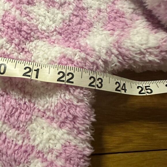 NWT Skims knit pullover sweatshirt petal houndstooth L/XL - Picture 8 of 9